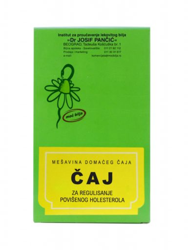 Čaj 101 za regulisanje povišenog holesterola Institut Dr Josif Pančić 100 g
