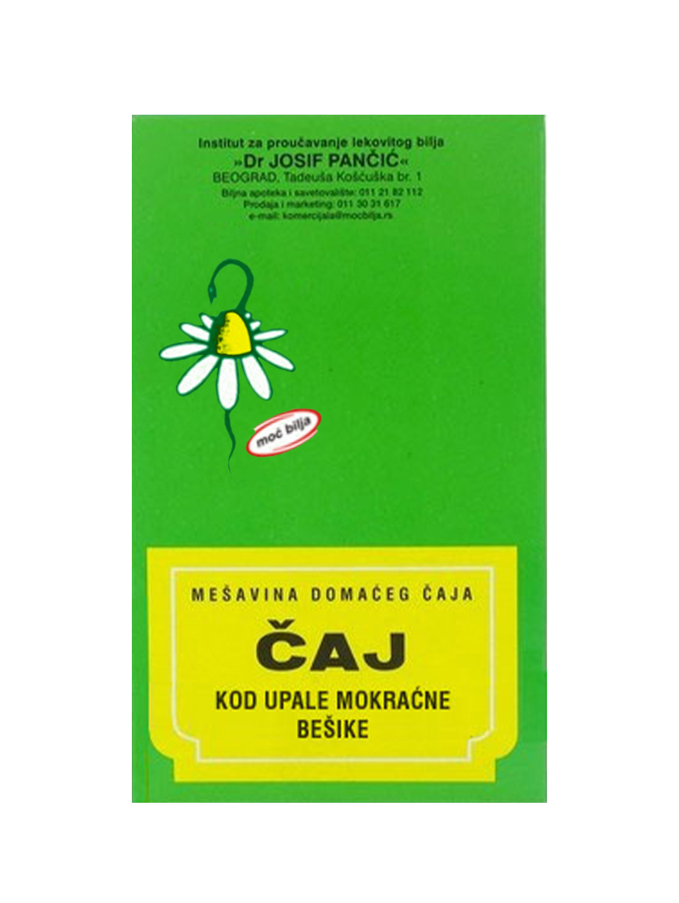 caj-18-kod-upale-mokracne-besike-institut-dr-josif-pancic-100-g Čaj 18 kod upale mokraćne bešike Institut Dr Josif Pančić 100 g