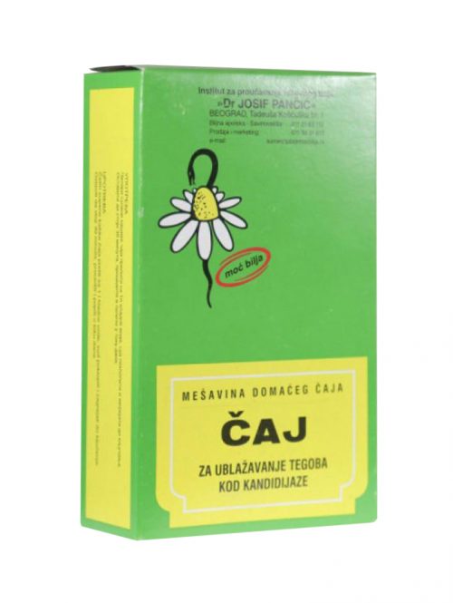 Čaj 92 za ublažavanje tegoba kod Kandidijaze Institut Dr Josif Pančić 100 g