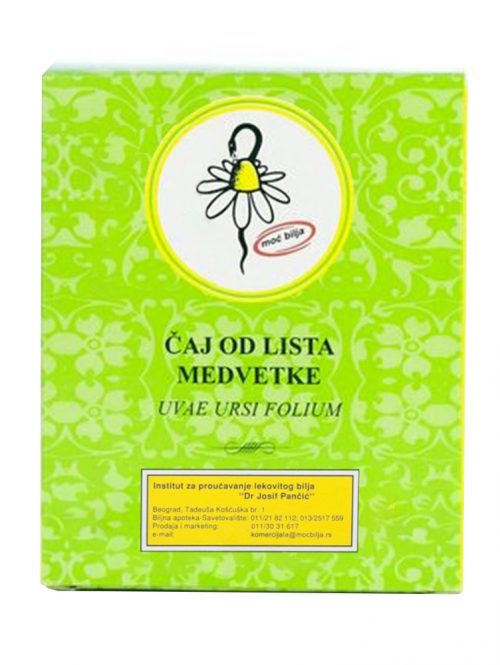 Čaj od lista medvetke Institut Dr Josif Pančić 80 g