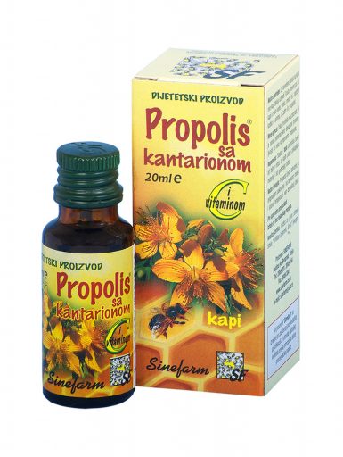 Propolis kapi sa kantarionom i vitaminom C Sinefarm 20 ml