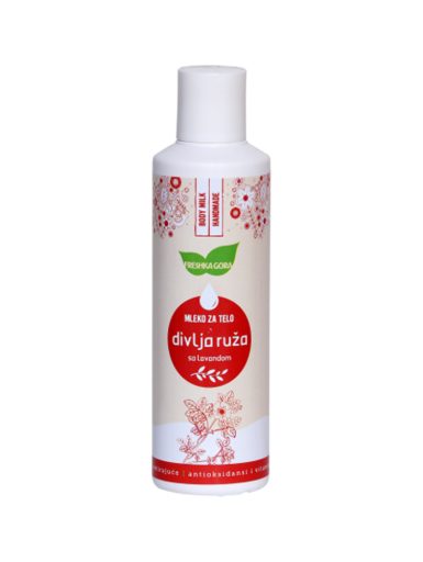 Mleko za telo Divlja ruza sa lavandom Freshka Gora 200 ml